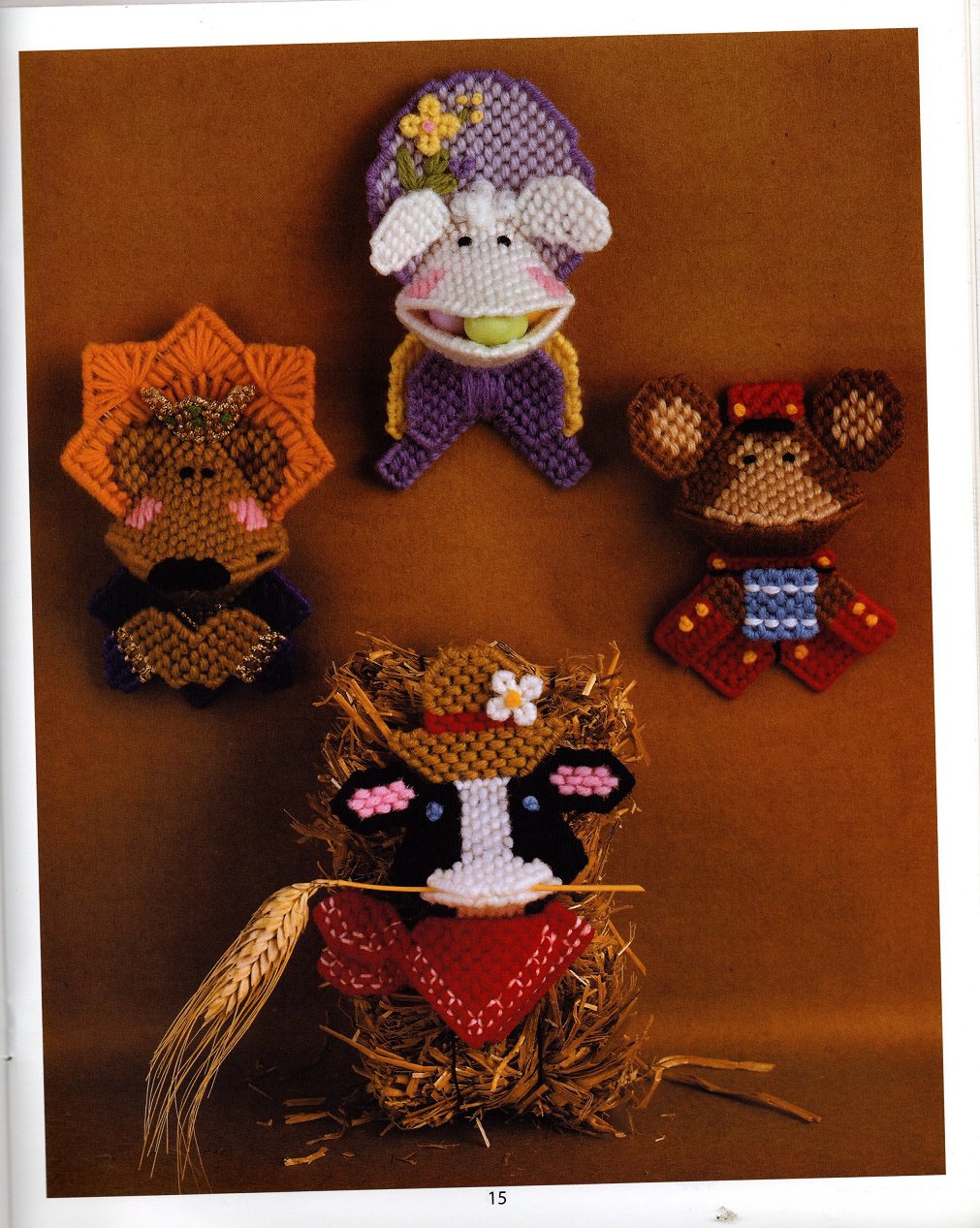 Plastic Canvas Kisses Patterns Leisure Arts Leaflet 5830