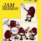 The California Raisins Jam Session Cross Stitch Pattern Leaflet 5