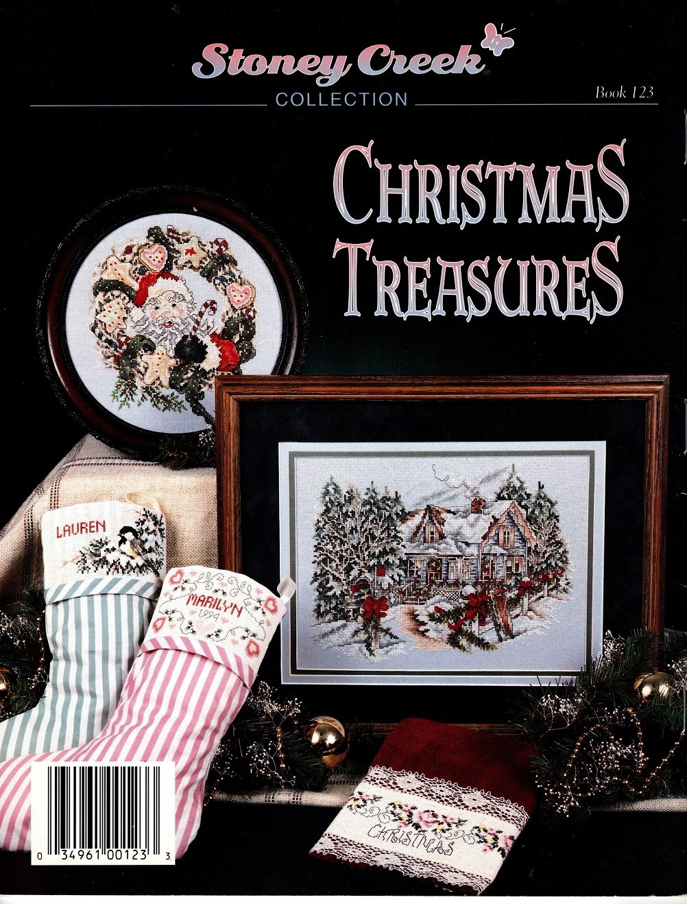 Victorian christmas treasures вышивка схема