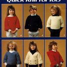 Quick Knit for Tots Pattern Book Leisure Arts Leaflet 365