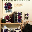 Pansies in Bloom in Plastic Canvas - Leisure Arts Leaflet 1119