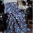Annie's Crochet Quilt & Afghan Club Pattern Leaflet Jewel Motifs Afghan QAC350-05