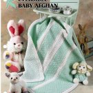 Annie's Crochet Quilt & Afghan Club Pattern Leaflet Reversible Baby Afghan QAC346-05