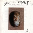 Palette & Thimble Painting Pattern - Tiger Bracelet