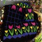 Annie's Crochet Quilt & Afghan Club Pattern Leaflet Tulip Afghan Set QAC334-01