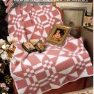 Annie's Crochet Quilt & Afghan Club Pattern Leaflet Grandma's Quilt Afghan QAC343-02