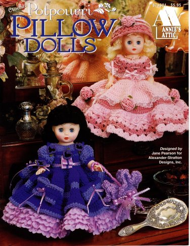 Crochet Potpourri Pillow Dolls Patterns - Annie's Attic 879301