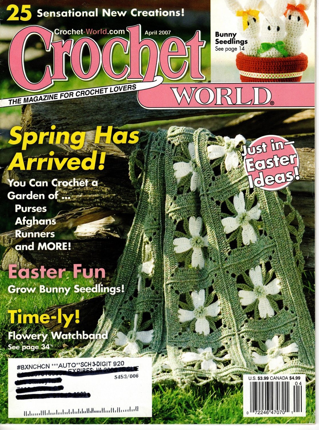 Crochet World Magazine April 2007 Vol 30 No 2