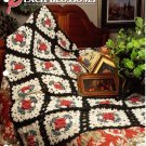 Annie's Crochet Quilt & Afghan Club Pattern Leaflet Peach Blossoms QAC343-01