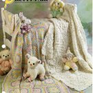 Annie's Crochet Quilt & Afghan Club Pattern Leaflet Pretty Pair QAC341-04