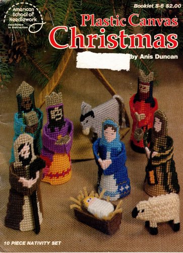 Plastic Canvas Christmas - Nativity Pattern American School of Needlework Booklet S-6