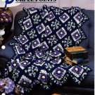 Annie's Crochet Quilt & Afghan Club Pattern Leaflet Purple Points QAC337-01