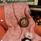 Annie's Crochet Quilt & Afghan Club Pattern Leaflet Rippling Throw QAC338-02