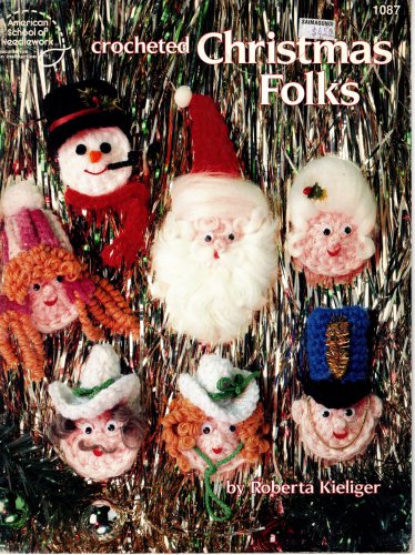 Crocheted Christmas Folks Patterns - American School of Needlwork 1087