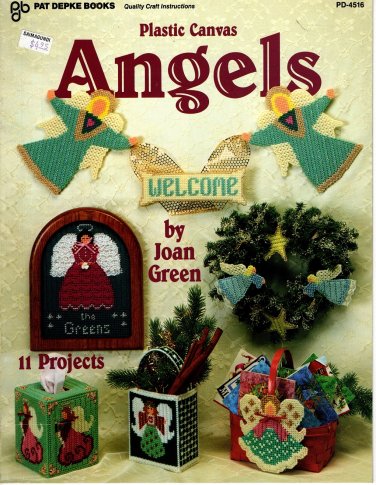 Plastic Canvas Angels Pattern Book - Pat Depke Books PD-4516