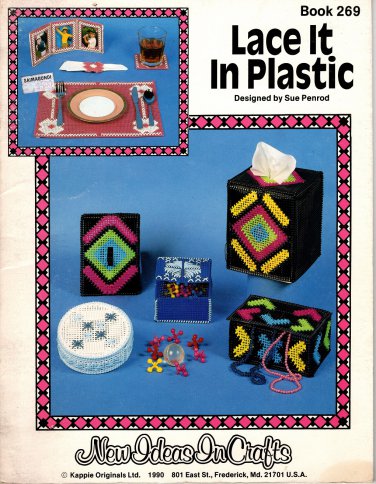 Lace It In Plastic - Plastic Canvas Patterns -  Kappie Originals Book 269