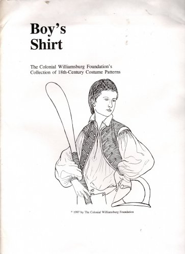 Boy's Shirt - The Colonial Williamsburg Foundation's Collection of 18th Century Costume Patterns