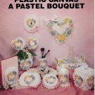 Plastic Canvas A Pastel Bouquet Book - Needlecraft Ala Mode Leaflet 121
