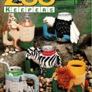 Plastic Canvas Zoo Keepers Pattern Book - Annie's Attic 87C55