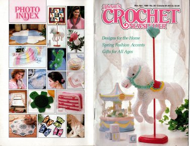 Annie's Crochet Newsletter Mar-Apr 1989 Number 38 Magazine