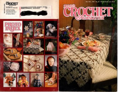 Annie's Crochet Newsletter Nov-Dec 1991 Number 54 Magazine