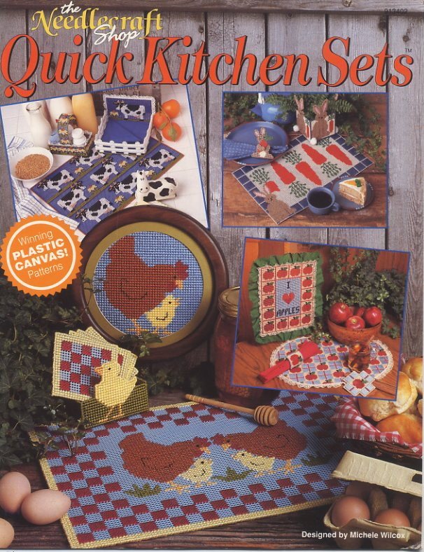 Plastic Canvas Quick Kitchen Sets Patterns- The Needlecraft Shop 913402
