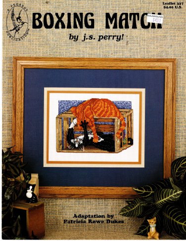 Boxing Match by J. S. Perry Cross Stitch Pattern - Pegasus Publications Leaflet 337