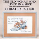 Beatrix Potter Counted Cross Stitch Pattern/The Old Woman Who Lived in a Shoe Green Apple 576