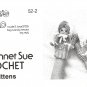 Annie's Attic Sunbonnet Sue Crochet Mittens Pattern 52-2