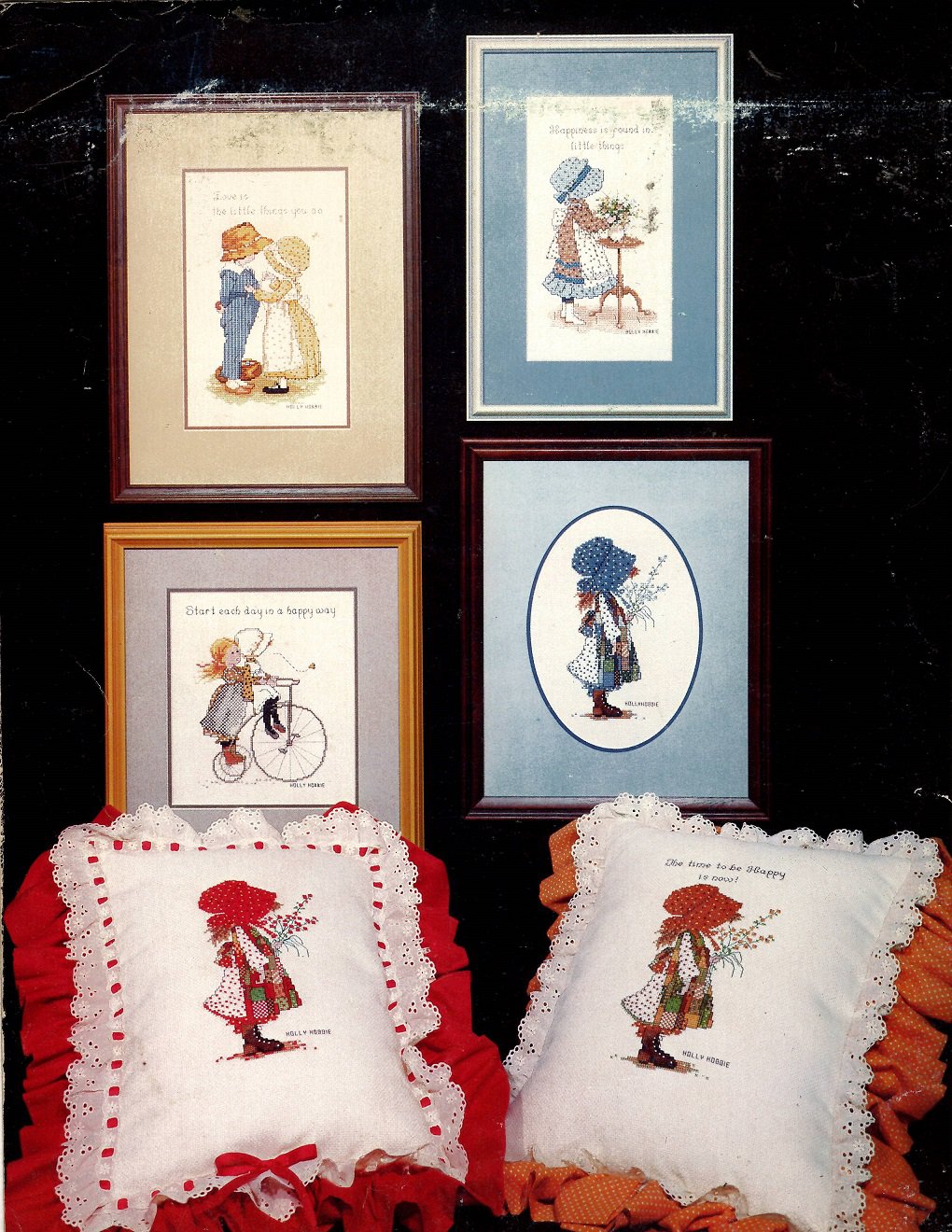 HOLLY HOBBIE DESIGNS IN COUNTED CROSS STITCH BY GLORIA & PAT BOOK 5071