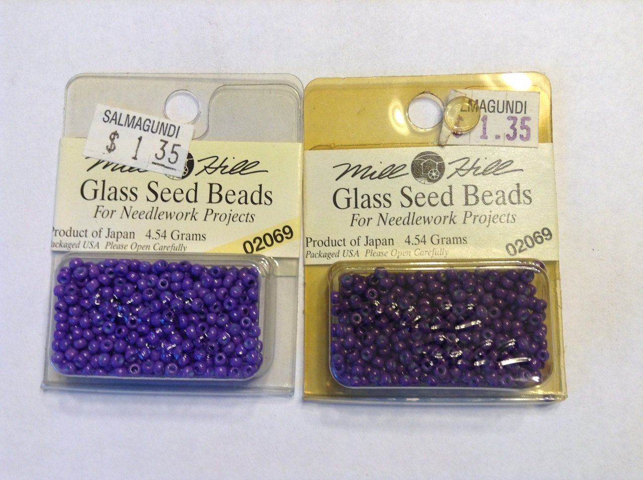 Mill Hill 02069 Crayon Seed Beads Purple Glass Seed Beads 11/0