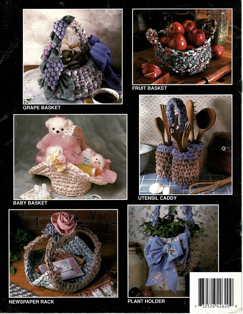 Annie's Rag Crochet Baskets Patterns Annie's Attic 426T