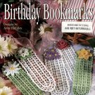 Crocheted Birthday Bookmarks Patterns - Leisure Arts Leaflet 2955
