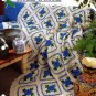 Annie's Crochet Quilt & Afghan Club Pattern Leaflet Ruffles & Roses QAC329-01
