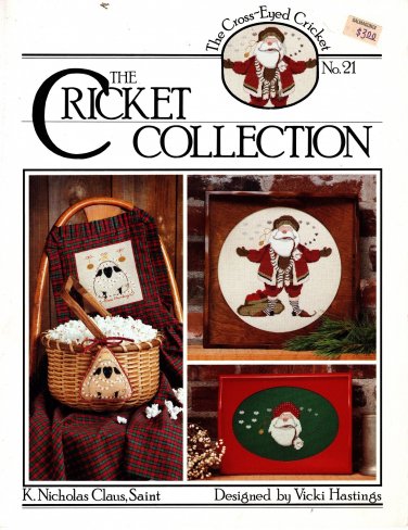 K. Nicholas Claus, Saint - The Cricket Collection Cross Stitch Pattern No. 21