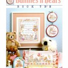 Linda Gillum Bunnies'n Bears Book Ten Cross Stitch Patterns  - Dimensions  #149