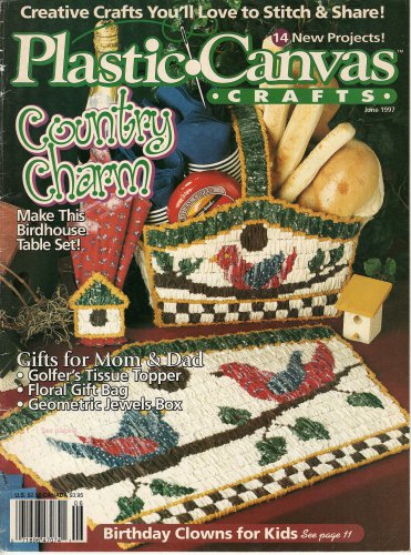 Plastic Canvas Crafts Magazine - June 1997 - Volume 5 Number 4