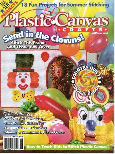 Plastic Canvas Crafts Magazine - June 1995 - Volume 3 Number 3