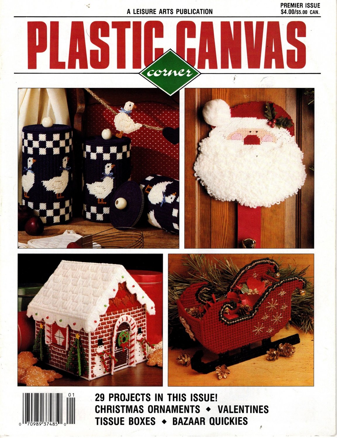 Plastic Canvas Corner Magazine - Premier Issue - Vol 1 No 1