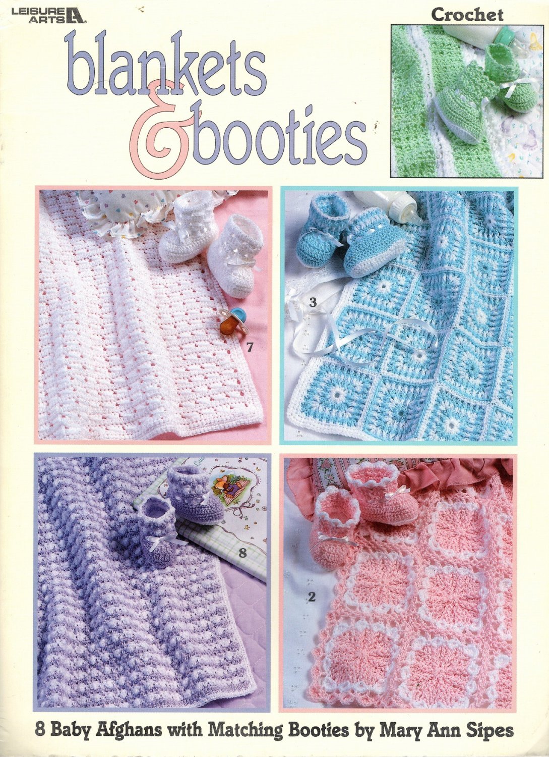 Blankets & Booties - Crochet - Leisure Arts Leaflet  2989