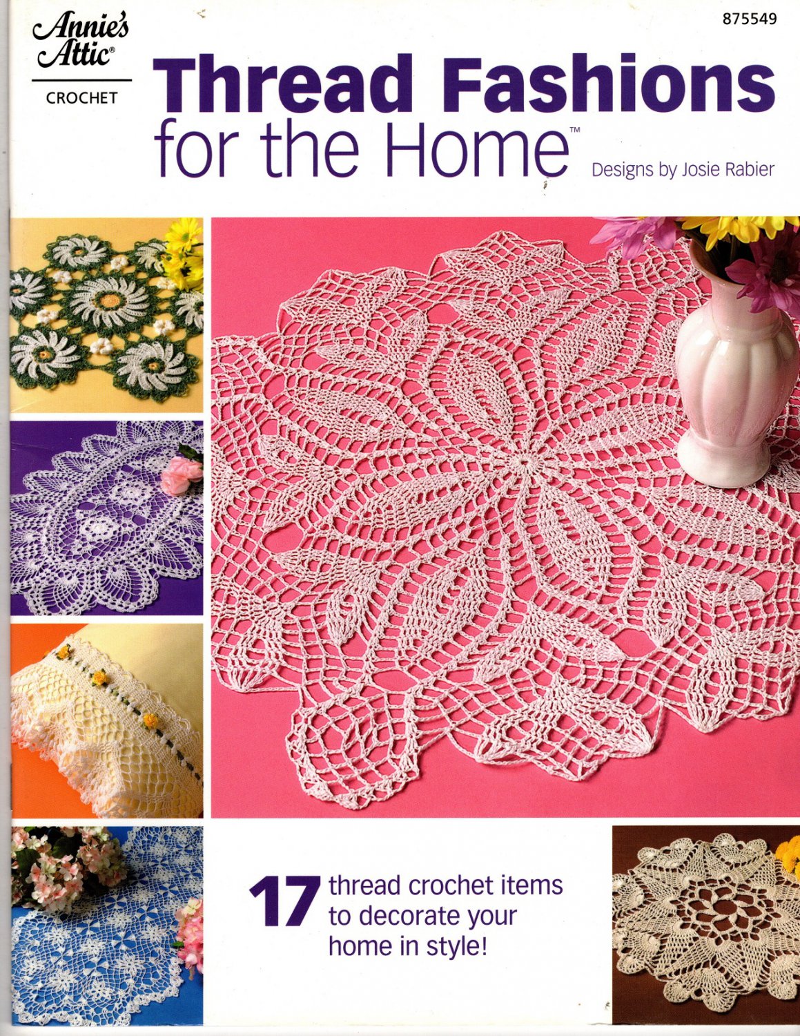 Annie's Attic Thread Fashions for the Home - Annie's Attic Crochet Leaflet 875549