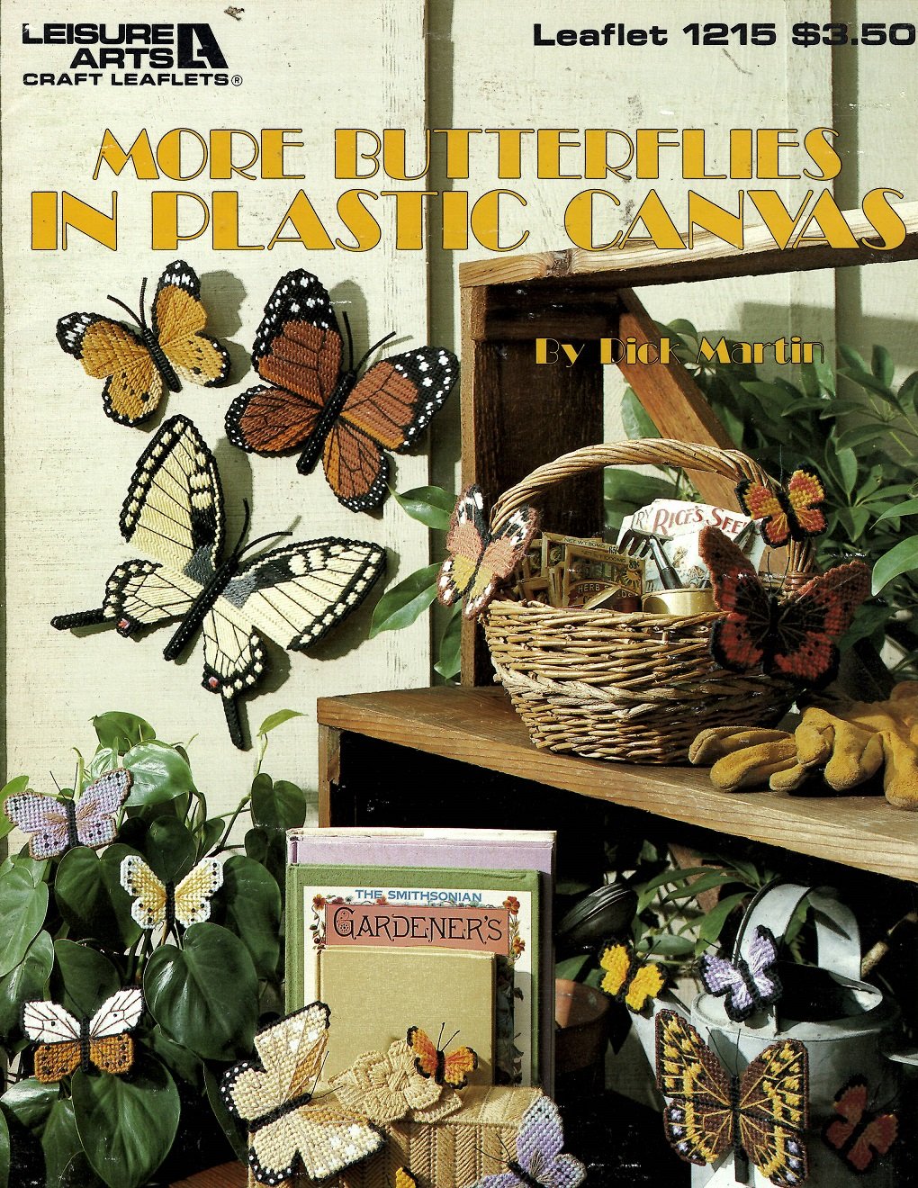 More Butterflies in Plastic Canvas Patterns -  Leisure Arts Leaflet 1215