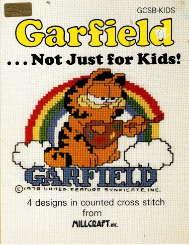 Garfield ..Not Just for Kids! Cross Stitch Pattern - Millcraft Inc GCSB-KIDS
