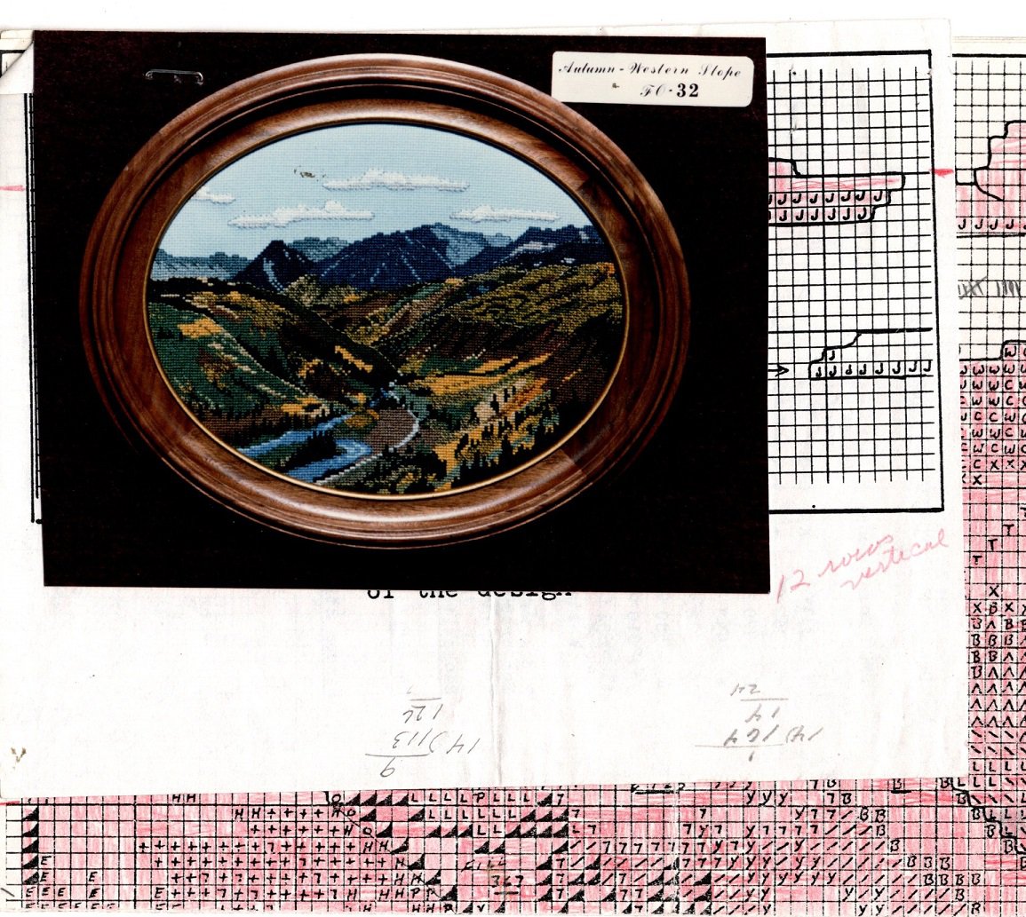 Autumn - West Slope Counted Cross Stitch Pattern - Fireside Originals FO-32