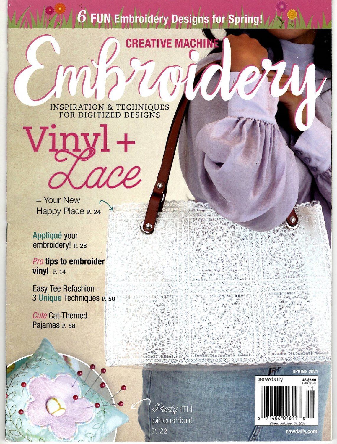 Creative Machine Embroidery Magazine Spring 2021
