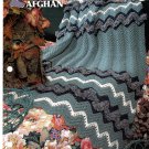 Annie's Crochet Quilt & Afghan Club Pattern Leaflet Spoked Wheel Afghan QAC327-03