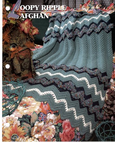 Annie's Crochet Quilt & Afghan Club Pattern Leaflet Spoked Wheel Afghan QAC327-03