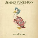 Beatrix Potter Counted Cross Stitch Pattern/The Tale of Jemima Puddle-Duck Green Apple 553