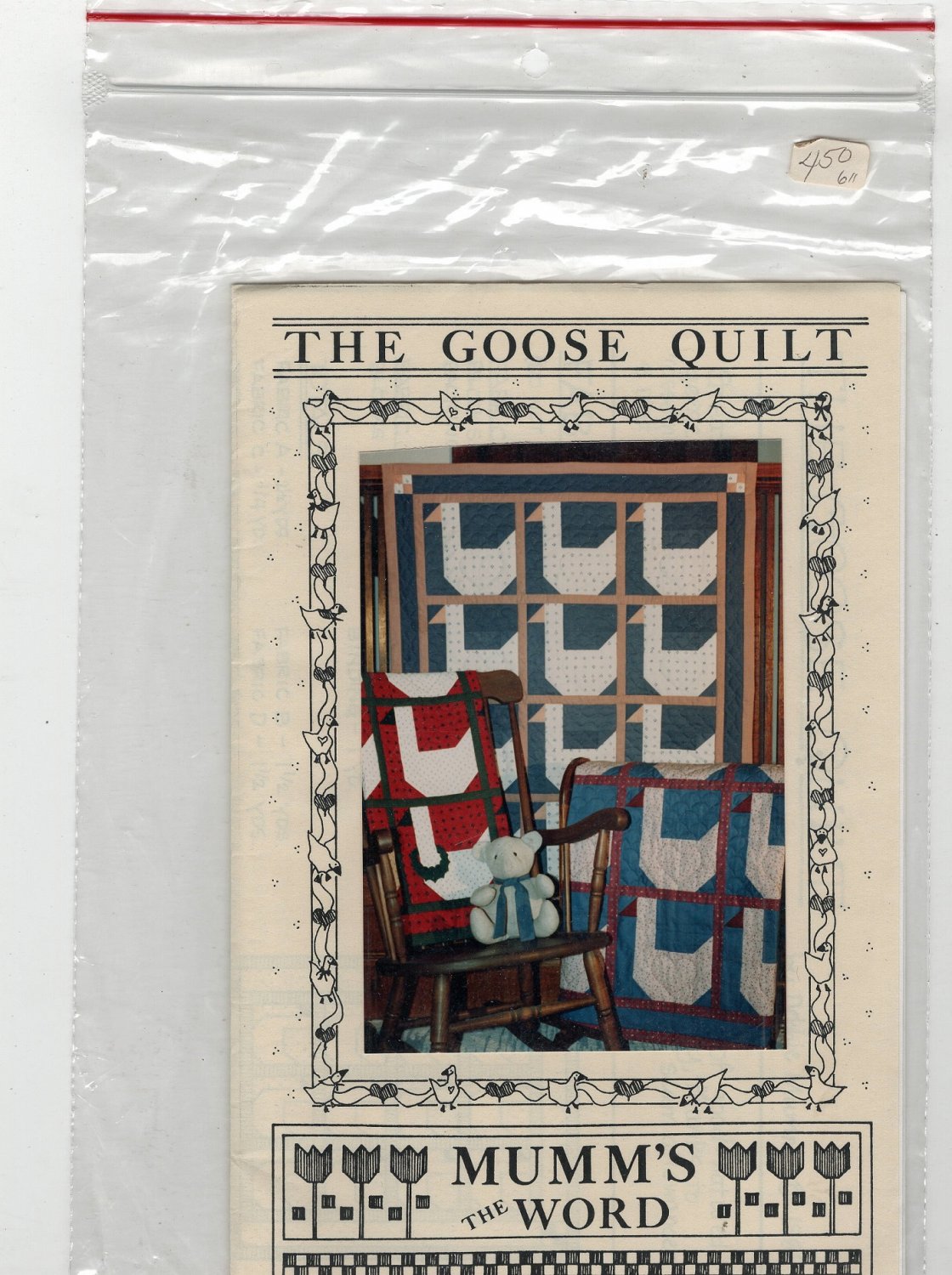 The Goose Quilt Pattern - Mumm's the Word - Uncut