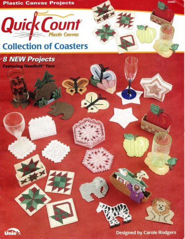 Quick Count Plastic Canvas Collection of Coasters Leaflet  - Quick County  53003